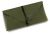 Envelopetype bag has a flap closure and a plastic strip that reinforces the mouth of the pocket. Olive 20 1/4 x 10 1/8 NA
