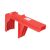 SKILCRAFT Ball Valve Lockout  Fits Pipe Size 2 to 8  Plastic 2 to 8 Red Ball Valve