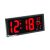 LED Selfset Digital Clock  4 Time Digits  12Hour Display 5.9 x 14.4 x 1.6 Black LED Digital
