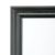 Black Clear Coat hardwood molding measures 3/4 wide. Black 10 x 14