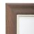 Walnut Wrapped hardwood molding with a raised gold lip measures 13/8 wide. Walnut 9 x 12