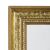 Hardwood finished frames with gold beaded molding measuring 3/4 wide. Gold 10 x 14