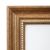 Hardwood finished frames with gold beaded molding measuring 3/4 wide. Oak 20 x 24