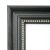 Hardwood finished frames with gold beaded molding measuring 3/4 wide. Black 5 x 7