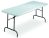 Rectangular Folding Table  1200 lb weight capacity  72 W x 29 H x 30 D  Platinum Gray 72 x 29 x 30 Platinum 1200Pound Capacity