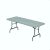 Table, Folding, BlowMolded, Platinum, 30 x 72, 600 lb. Capacity