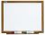 Quartet/SKILCRAFT Magnetic Porcelain Dry Erase White Board  24 x 18  Oak Finish Frame 24 x 18  Magnetic