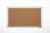 Quartet/SKILCRAFT Cubicle Cork Bulletin Board  Aluminum Frame 30 x 18  Cubicle