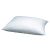Flaked foam pillow is washable, nonallergenic, fireresistant and dustproof. White Sateen 20x 26 NA