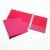 Vinyl binders with clear overlay on the front, spine, and back covers are ideal for presentations. The clear overlay allows for easy customization.  Pockets on the inside of the front and back cover for storing unpunched and loose papers.  Red 11/2 Capaci