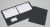 DOUBLE POCKET PORTFOLIO BLACK, LETTER, 25/BOX