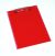 Recycled Plastic Clipboard w/Screen Printed Ruler  Red/White 9 x 12 Red