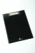 Recycled Plastic Clipboard w/Screen Printed Ruler  Black/White 9 x 12 Black