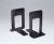 Bookends NonSkid  Black 57/8 x 8 x 9 Black NonSkid