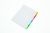 Multiple Index Sheets Tabbed Jan  Dec Letter MultiColor Jan  Dec