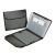 SKILCRAFT Poly Expanding Storage Files  7tab  2.12 tabs  Flap and Cord Closure  Black Letter Black 12Tab