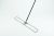 Vinylcoated, tubular steel dust mop handle attached to a dust mop frame. Black 5 x 36 Frame NA