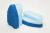 Nonabrasive cleaner designed in a unique shape which allows it to conform to the curves of the tub. It removes buildup without scratching.  Light Blue 41/8 x 21/2 x 6 NA