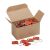 Blank tag is designed for key indexing systems. Red 11/4 x 11/4