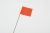 Flag, Marking, 21/2 x 31/2, 15 Staff, Orange16in x 2in x 2in, 1.70 lbs, MOQ  5 BX100 EA / BXBX
