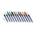 7520012074168, SKILCRAFT Paint Marker, Ergonomic Rubber Grip, Medium Bullet Tip, Assorted Colors, 12/Set