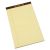 7530012096526, SKILCRAFT Legal Pads, Wide/Legal Rule, Brown Leatherette Headband, 50 CanaryYellow 8.5 x 14 Sheets, Dozen