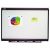 7110016305166, SKILCRAFT Magnetic Porcelain Dry Erase Board, 72 x 48, White Surface, Natural Mahogany Frame