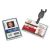 8455016452732, SKILCRAFT DualSided Name Badge Holder, Clear, 250/Box