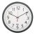 6645016238824 SKILCRAFT Quartz Wall Clock, 16.5 Overall Diameter, Black Case, 1 AA (sold separately)