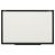 7110016511289, SKILCRAFT Magnetic Porcelain Dry Erase Board, 72 x 48, White Surface, Black Aluminum Frame