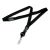 8455016130199, SKILCRAFT Breakaway Lanyard, Plastic Retractable Reel Fastener, 36Long, Nylon, Black, Dozen