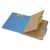 7530016006971, SKILCRAFT Pocket Classification Folder, 2 Expansion, 2 Dividers, 6 Fasteners, Letter Size, Dark Blue, 10/Box