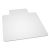 7220016568321, SKILCRAFT Biobased Chair Mat for Hard Floors, 45 x 53, 25 x 12 Lip, Clear