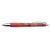 7520015646054, SKILCRAFT VISTA Gel Pen, Retractable, Medium 0.7 mm, Red Ink, Red/Clear Barrel, Dozen