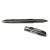 7520016580391, SKILCRAFT Erasable ReWrite Gel Pen, Stick, Medium 0.7 mm, Black Ink, Smoke/Black Barrel, Dozen