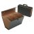 7520016598744 SKILCRAFT Alpha/Subject 4.5 Expansion Storage File, 19 Section,TwistLock Closure,1/3Cut Tab,Legal Size,Black