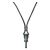 8455016130192, SKILCRAFT Breakaway Lanyard, Plastic Swivel Hook Fastener, 36 Long, Polyester, Black, Dozen