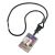 8455016130195, SKILCRAFT Breakaway Lanyard/Smart Card Holder, Plastic Swivel Hook Fastener, 36 Long, Polyester, Black, Dozen