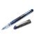 7520014612663, SKILCRAFT Liquid Magnus Hybrid Gel Pen, Stick, ExtraFine 0.5 mm, Blue Ink, Clear/Blue Barrel, Dozen