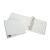 7510014950696, SKILCRAFT Slant DRing View Binder, 3 Rings, 4 Capacity, 11 x 8.5, White