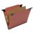 7530016815829, SKILCRAFT Classification Folder, 2 Expansion, 1 Divider, 2 Fasteners, Letter Size, Red Exterior, 10/Box