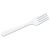 7340000221315, SKILCRAFT Plastic Flatware, Type III, Fork, White, 100/Pack