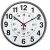 6645013428199 SKILCRAFT 12/24 Hour Slimline Quartz Wall Clock, 12.75 Overall Diameter, Black Case, 1 AA (sold separately)