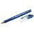 7520014244872, SKILCRAFT AlphaGrip Ballpoint Pen, Stick, Medium 1 mm, Blue Ink, Blue Barrel, Dozen