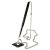 7520014631990, SKILCRAFT ServiceWrite Ballpoint Counter Pen, Medium 1 mm, Black Ink, Black Barrel