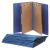 7530015567914, SKILCRAFT Pressboard Top Tab Classification Folder, 2 Dividers, 6 Fasteners, Letter Size, Dark Blue, 10/Box