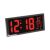 6645016988079 SKILCRAFT LED Selfset Digital Clock, 14.4 x 5.9, Black Case, AC Powered, 2 AA (sold separately)