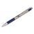 7520017027809, SKILCRAFT Zebra StainlessSteel Gel Pen, Retractable, Medium 0.7 mm, Blue Ink, Silver/Blue Barrel, 2/Pack
